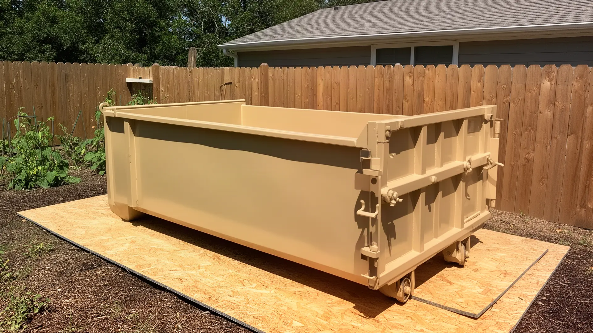 Roll-off dumpster from Coal Creek Dumpster Rental in Nashville, TN